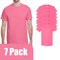 Gildan Adult's Heavy Cotton Crewneck T-Shirt, Casual Classic Fit Hi Vis Safety Pink shirt